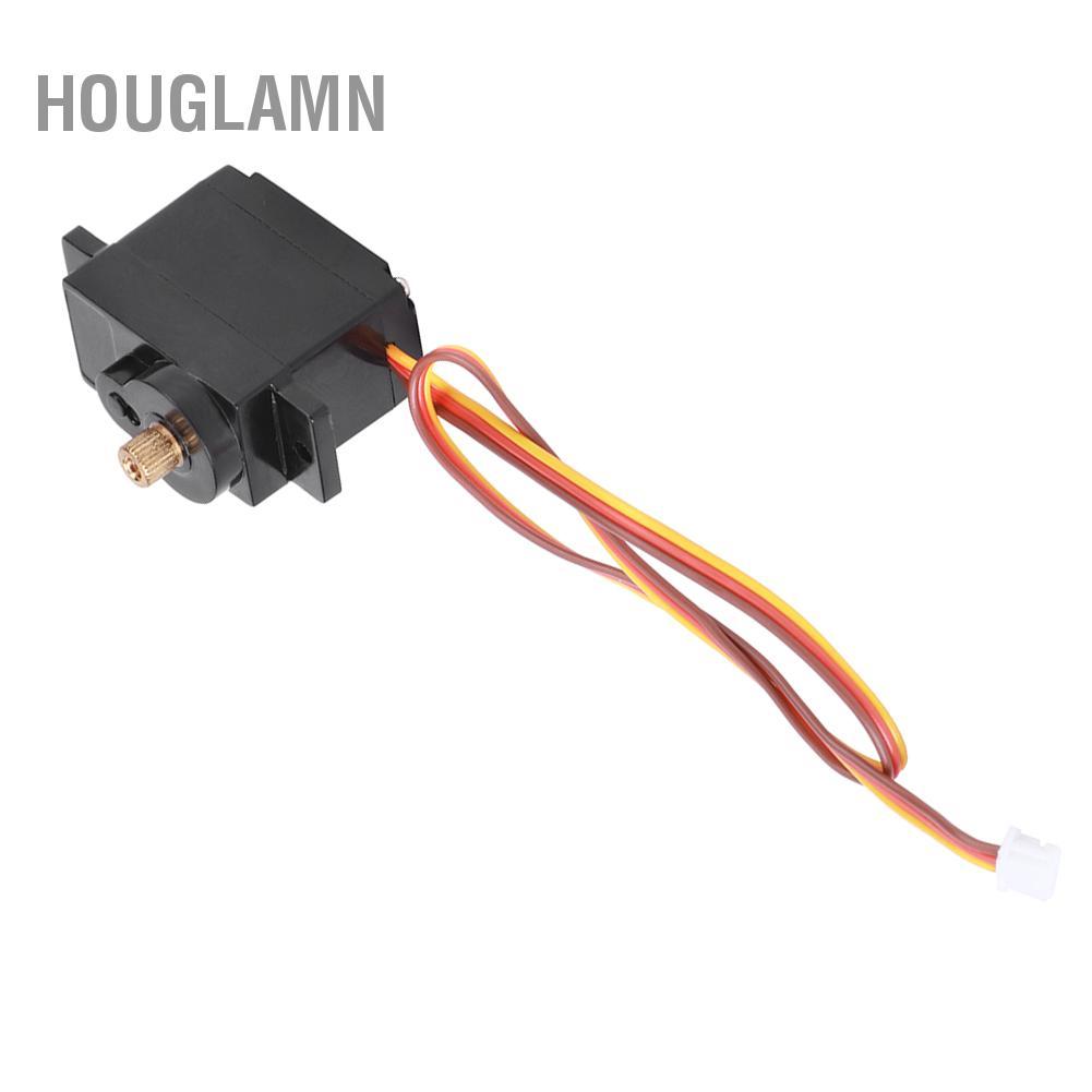 Houglamn servo kim loại màu đen bền bỉ cho WLtoys XK X450 Dễ dàng lắp đặt Máy bay không người lái RC phù hợp và máy bay cánh cố định