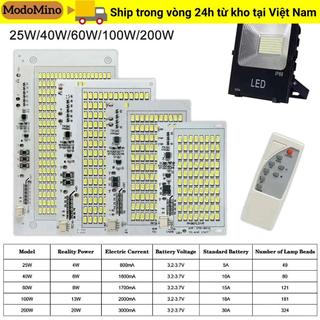 Bảng đèn LED MODOMINO 1 Cái, Bảng điều khiển nguồn sáng 25 / 40 / 60 / 100 / 250W độ sáng cao, Đèn trắng có bộ điều khiển từ xa SMD5730 Đèn pha điều khiển từ xa