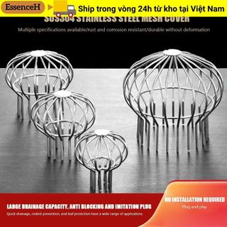 Vỏ thoát nước ban công ESSENCEH, Ống thoát nước sàn nhà dịch chuyển lớn chống tắc, Ống thoát nước bằng thép không gỉ tròn hữu ích