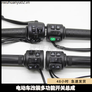 Xe Điện Xe Máy Điện Khỉ Kết Hợp Công Tắc Big Bull Nhỏ Rùa Điều Chỉnh Tốc Độ Xoay Tay Cầm Đèn Pha Sừng