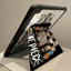Vỏ Da Xoay Được Luffy Friends Cho Mini6 Mini7 A17Pro IPad 5 6 7 8 9 10 11 A16 Air 2 3 4 5 6 7 Air 11 M2 M3 Pro10.5 Pro11 2018 2020 2021 2022 M4 M5 Pro13 2024 2025