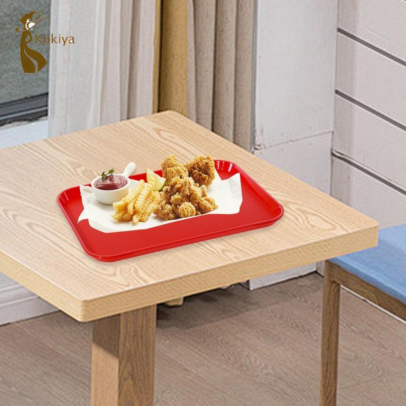 Khay phục vụ hình chữ nhật Khay bàn cà phê, Đĩa phục vụ không trượt hiện đại,