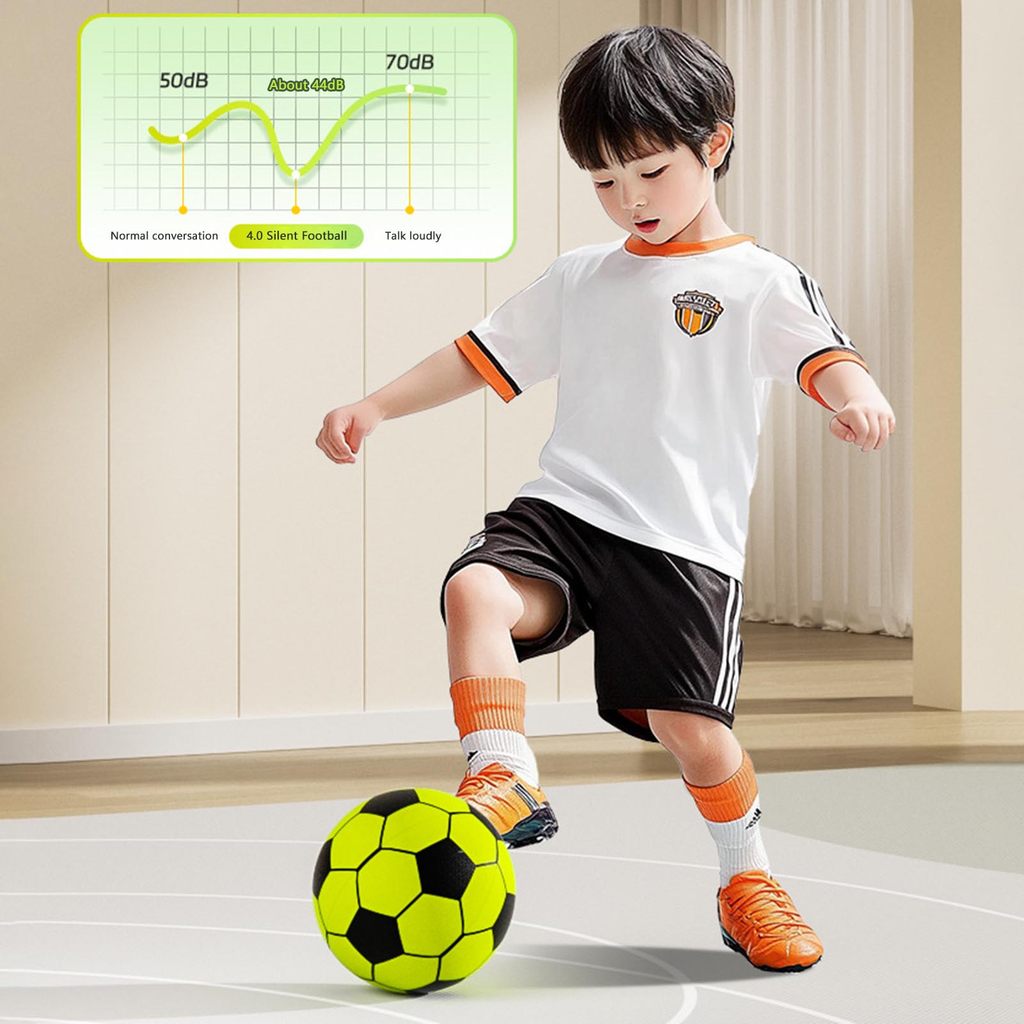 Bóng đá xốp số 5 chất lượng cao, ít tiếng ồn, phù hợp cho nhiều hoạt động trong nhà