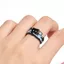 Nhẫn chó mèo JUNYUE88US, Nhẫn ngôi sao cặp đôi hoạt hình Puppy, Hợp kim có thể điều chỉnh dễ thương Ngày lễ tình nhân