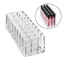 Hộp bóng để bàn YICA, Hộp đựng son môi Acrylic, Giá đỡ mỹ phẩm làm móng tay 24 khe di động cho bàn chải trang điểm Bút chì kẻ mày Son bóng Hộp đựng nước hoa