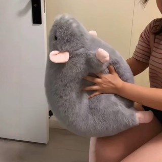 55/90CM Gấu Bông Chuột Dễ Thương, Thú Nhồi Bông Mềm, Quà Sinh Nhật Cho Bé Gái Và Bạn Gái