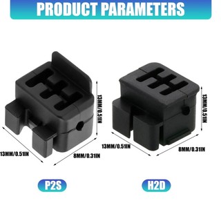 QUIM Nâng Cấp Vòi Phun Khăn Lau Siêu Chống Mài Mòn Vòi Phun Hotend Máy In 3D Dễ Dàng Bảo Trì Cho P2S H2D Accessorie