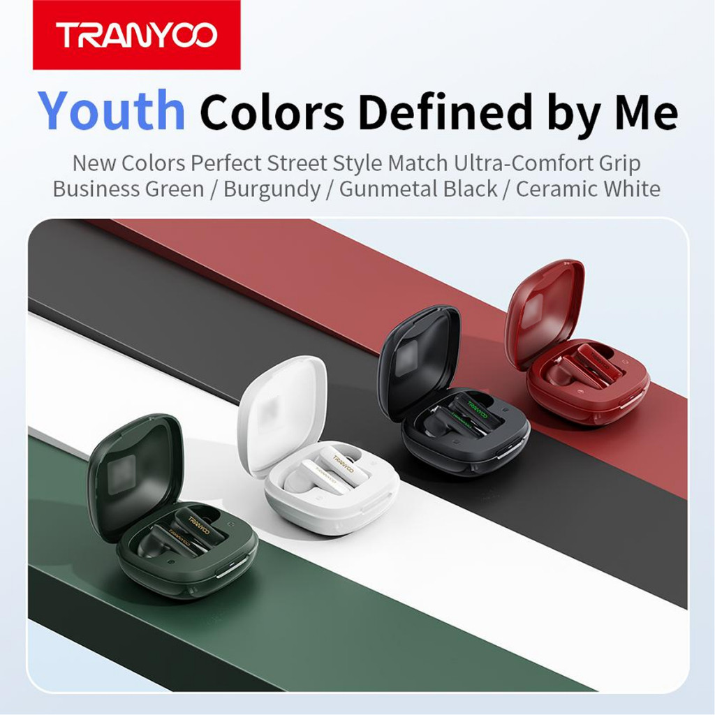 Tai Nghe Bluetooth 6.0 T-M01 Tai Nghe Chơi Game Không Độ Trễ 7 Chế Độ EQ | TRANYOO VN STORE