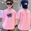 Chất lượng cao, cotton, COD, size 3-14, tùy chỉnh, Áo Trẻ Em, Unisex