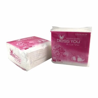 Khăn Bless You Hồng Vuông Lớn 33/48 Gói_24064 gói