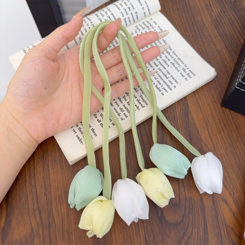 Phụ Kiện Handmade Tulip Hồng - Quần Áo & Túi Vải Trang Trí Tóc