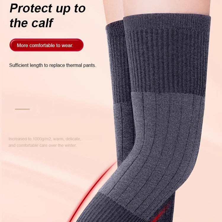 Miếng đệm đầu gối cashmere ấm áp cho mùa thu đông, hỗ trợ giảm đau khớp