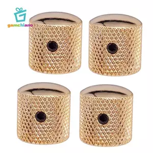 Núm điều khiển âm lượng đàn guitar sắt 4x có lỗ cho đàn guitar điện / Bass