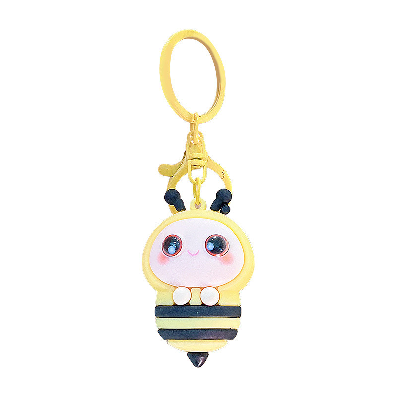 Hoạt Hình Dễ Thương Ong Và Rùa Móc Khóa Mặt Dây Chuyền Cặp Đôi Sáng Tạo Hình Túi Charm Móc Khóa