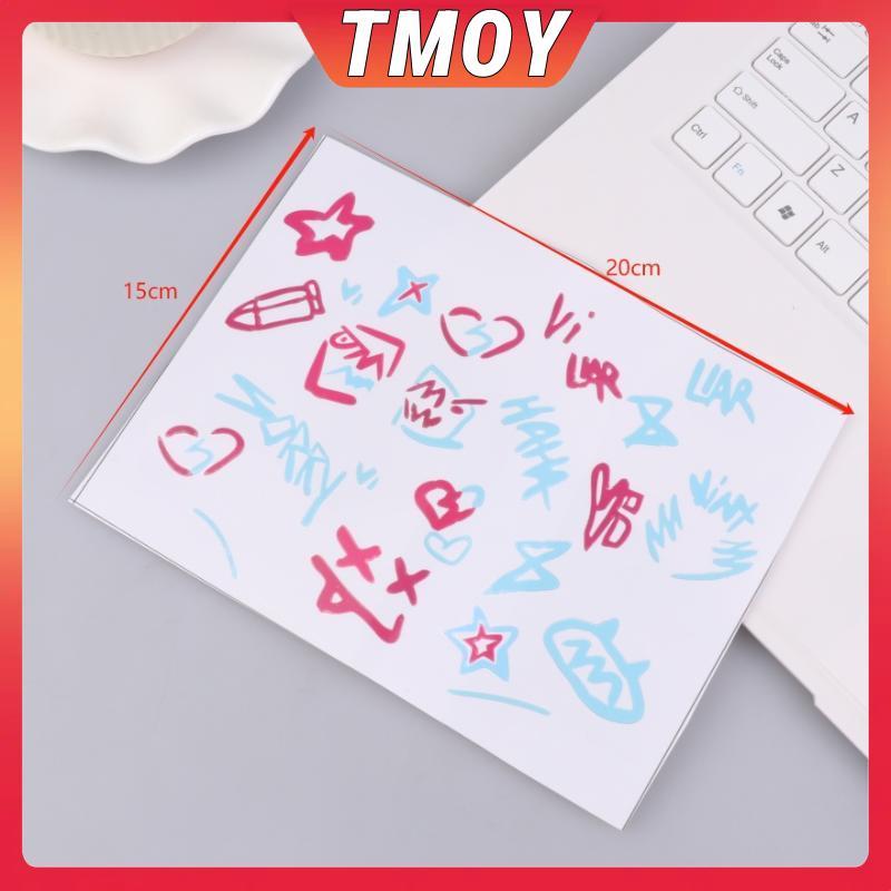 TMOY 2 Chiếc Arcane Jinx Stiers Anime Cửa Sổ Ô Tô Laptop Stier Hoạt Hình Mũ Bảo Hiểm Decal Trang Trí Chống Thấm Nước Stier TMOY
