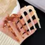 Chân tóc kiểu Pháp MERIGGIARE, Dĩa tóc hình chữ U Acrylic, Dụng cụ tạo kiểu tóc sang trọng 3 Que tóc Prong Bun Sử dụng hàng ngày