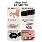 Bồn Ngâm Chân Massage Wisezen Gấp Gọn Massage Ngâm Chân Hồng Ngoại Sục Khí Con Lăn Massage Tự động Bảo Hành 12 Tháng — ảnh 4