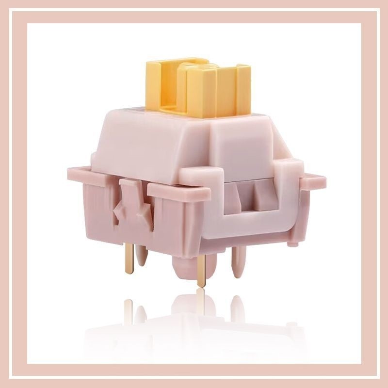 Gateron V2 Peach Linear Switch 5 Chân | KCAP - World of Keycaps