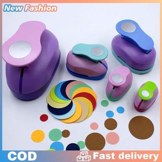 Dụng cụ cắt sổ lưu niệm bằng giấy thủ công tự làm đục lỗ tròn 9/16/25mm