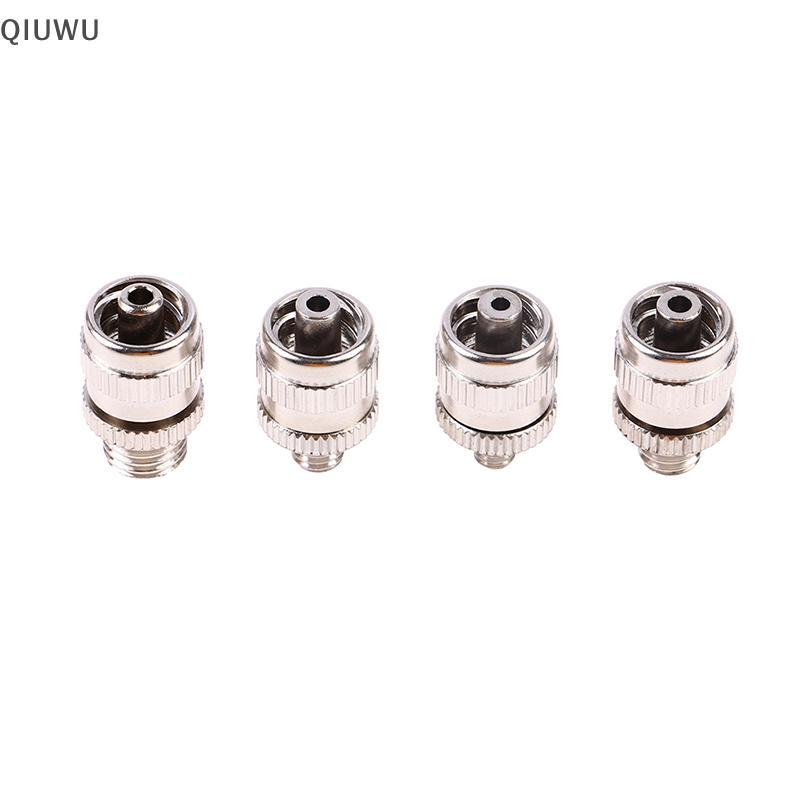 QIUWU M4 M5 M6 M8 Vít Ren Mạ Đồng Kim Loại Luer Lo Adapter.