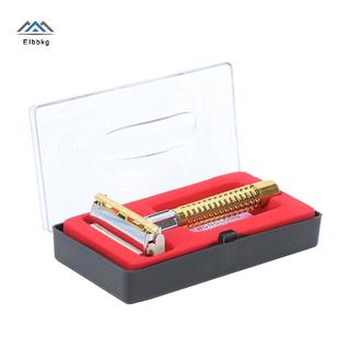 ELBBKG Retro An Toàn Dao Cạo Hộp Tay Cầm Dao Cạo Dụng Cụ Cạo Râu Dụng Cụ Cạo Râu Nam Dao Cạo Râu Mới