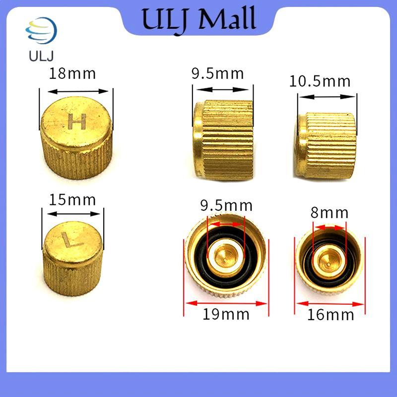Điều hòa ô tô ULJ Vỏ bụi làm lạnh Nắp lõi van Nắp cổng bên thấp cao Tự động Mũ áp suất thấp Phụ kiện.