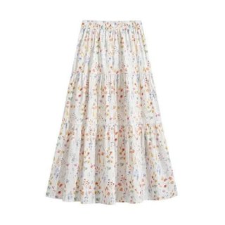 Giảm giá 10%! Bộ đồ hai mảnh phong cách phương Tây cho phụ nữ: Áo vest và váy hoa họa tiết, size lớn, phù hợp mùa hè.