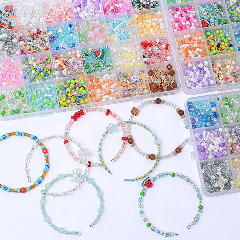 KOPA Hạt Thủy Tinh Màu Kem Soda cho Vòng Tay và Vòng Cổ Handmade - Sản Phẩm Việt Nam