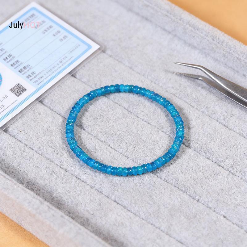 Vòng Tay Opal Tự Nhiên Cho Nữ - Dây Co Giãn Thoải Mái, Hỗ Trợ Tâm Trạng Icygemz