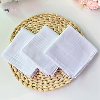 Khăn Tay Cotton Mềm Mại Màu Trắng - Phù Hợp Cho Quý Ông Hoặc Làm Quà Tặng DIY
