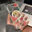 Dưa hấu trái cây đỏ cho iPhone 17promax trường hợp iPhone 16 dễ thương 15pro trong suốt 14 ý tưởng