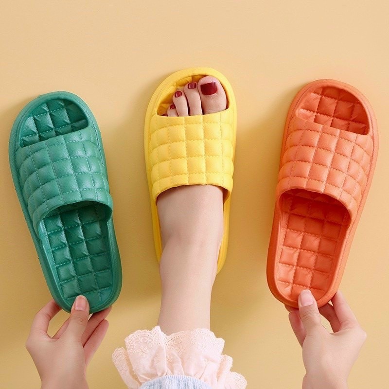 Dép lê xốp đi nước trong nhà mùa đông, văn phòng, khách sạn nhà nghỉ nhà tắm, siêu nhẹ êm chân nam nữ chống nước