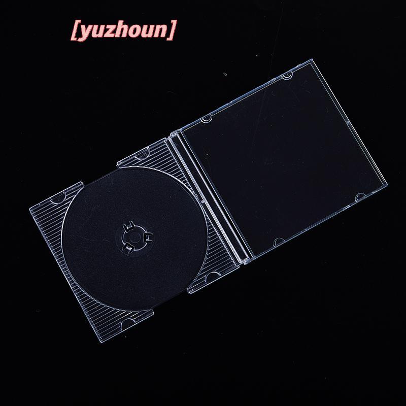 [yuzhoun] Bộ 5/10 hộp bảo quản đĩa đơn tiêu chuẩn gia đình, hộp CD/DVD nhựa trong suốt
