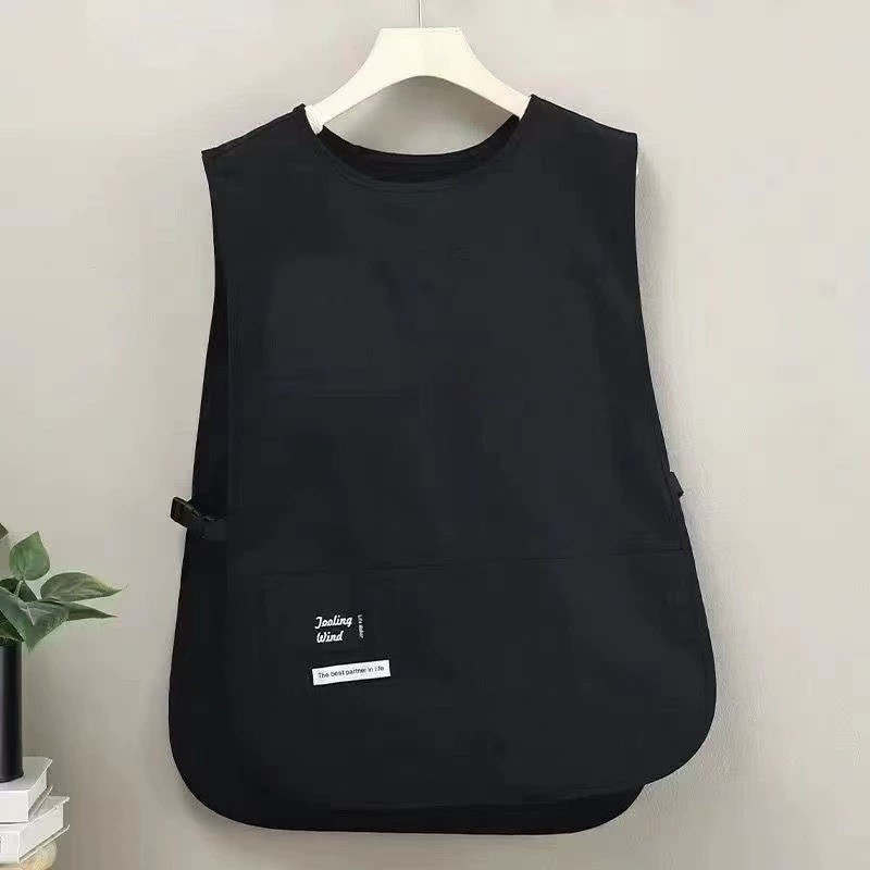 Tạp dề vest chống dầu nước, nylon Nhật thoáng khí, thiết kế túi tiện lợi, unisex dùng cho nhà bếp