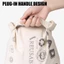 Large Capacity Cotton Bees Wax Bread Bag Storage Solution For Sourdough Use