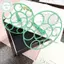 PUSKY 1 Cây Một Lớp Hỗ Trợ Leo Cây Nho Hoa Braets Nhựa Khung Phẳng Dâu Trồng Cọc Vườn Chèn Đứng VN