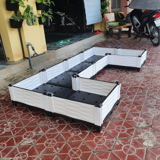 Chậu ghép thông minh HDPE/PP 300x50x23 Cm: Thẩm mỹ, kết cấu chắc, dễ lắp đặt, phù hợp mọi cây trồng.