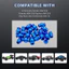 Bộ đầu bi xoay hợp kim nhôm hoàn chỉnh 22 chiếc cho Arrma 1 / 10 4X4 Granite Big Rock Senton Typhon Nâng cấp các bộ phận