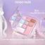 Bảng phấn mắt GOGO TALES GT826 10 ô đa năng tạo khối highlight má hồng Star Mist Weaving Heart Comprehensive Platte