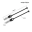 2 Chiếc Kim Loại Phía Trước Phía Sau Đa Năng Trục Truyền Động CVD E2218 E2219 Cho Mugen MBX8 / MBX7R / 7 RC Xe Nâng Cấp Phần Phụ Kiện
