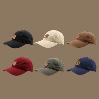 Mũ Carhart Bóng Mũ Mùa Hè Mũ Chống Nắng Dụng Cụ Nhãn Velcro Chữ Mềm Top Cap 26.3.11