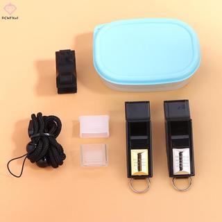 Còi Trọng Tài Chuyên Nghiệp Bóng Đá & Bóng Rổ - Âm Thanh Lớn, Vỏ Nhựa Không Hạt Màu Vàng Bạc