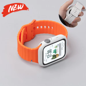 Dây đeo thể thao silicon + vỏ silicon Tương thích cho Apple Watch Series11 / 10 42mm 46mm 9 8 7 6 44mm 45mm 41mm 40mm