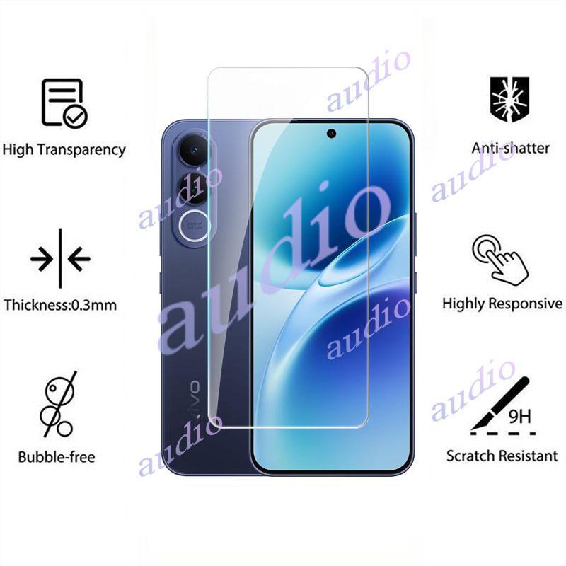 Phim bảo vệ toàn màn hình bằng kính cường lực Vivo V70 FE 5G 2In1 có bảo vệ ống kính máy ảnh cho vivo V70 FE Elite VivoV70 FE 5G Phim bảo vệ màn hình điện thoại Vivo V70FE 5G