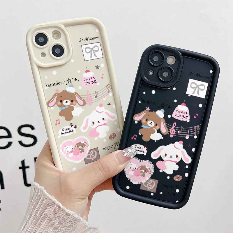 Ốp Lưng Cho Samsung Galaxy A07 A06 A05 A04 A03 A17 A16 A15 A14 A13 A25 A23 A22 A35 A33 A32 A31 A56 A55 A52 A51 A50 Chống Rơi Thiên Thần Thiết Kế Mắt Họa Tiết Gấu Dễ Thương JGS211