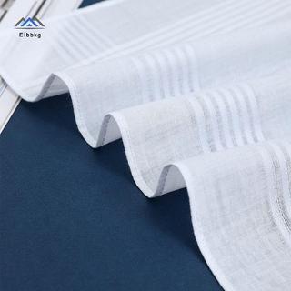 Khăn Tay Cotton Mềm Mại Cho Quý Ông - Trắng, 6/12 Chiếc