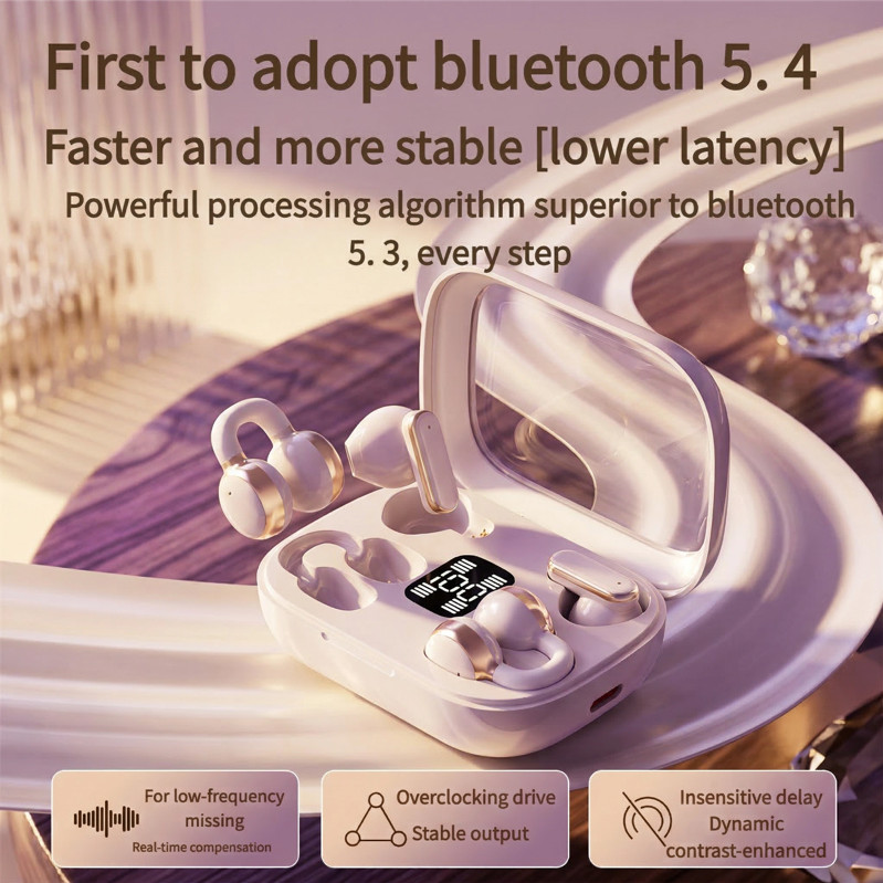 Senbenbao Q10 Kẹp Tai ENC Khử Tiếng Ồn Cặp Đôi Phong Cách Tai Kép Tai Nghe Bluetooth Hai Trong Một