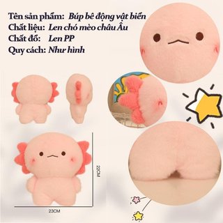 Búp bê siêu mềm 20cm – Bông PP an toàn, dành cho bé 3+ – 3 mẫu dễ thương – Êm mịn, ôm ngủ – Quà tặng đáng yêu