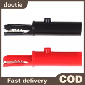 Doutie 2 Kẹp cá sấu bảo vệ toàn diện loại nút nhấn cho đồng hồ vạn năng chuyên nghiệp VN