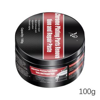 Chrome Repair Paste 100g Chrome Reconditioning Cream Automotive Repair Agent Tarnish Remover for Wheels Trim hdjvn
